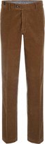 The English Hatter Herfst/Winter 2021 Corduroy Pantalon Brede Rib Mannen Bruin Katoen Maat: 56