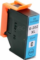 ABC huismerk inkt cartridge geschikt voor Epson 202XL cyan voor Epson Expression Premium XP-6000 XP-6005 XP-6100