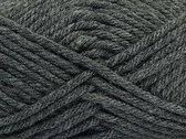 Breigaren acryl kopen kleur donker grijs - super bulky yarn pendikte 8-9 mm dik garen voor haken en breien - pakket 4 bollen van 100gram