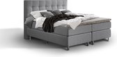 Complete Luxe Boxspring - Zurich - Dreamhouse - 180x200 - Grijs - Twee persoons - Bed