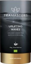 Teamasters Uplifting waves 60g - Biologische Losse Thee - Groene Thee - Gember - Matcha - Matcha Spirulina - IJsthee - Zomer