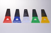 Ergonomische IJskrabber met ijsbreker - 17,5cm - Diverse kleuren