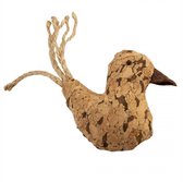 Duvo+ Cork vogel Bruin 8x12x2,5cm