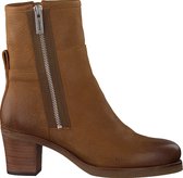 Shabbies 182020233 Shs0742 Enkellaarsjes - Enkelboots - Dames - Cognac - Maat 36