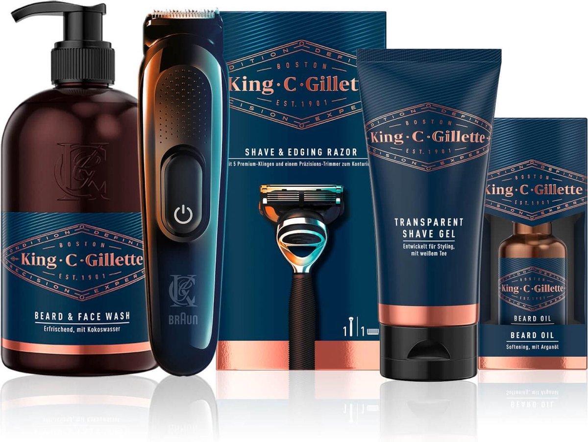 King C. Gillette Premium baardverzorgingsset | bol.com