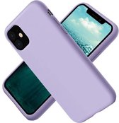 Hoesje Geschikt voor iPhone 12 / 12 Pro - Nano Liquid siliconen Backcover - Lila