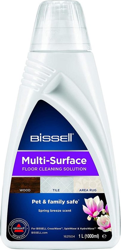 BISSELL MultiSurface CLEANING PACK - Borstelrol + Filter + Reinigingsmiddel voor CrossWave 2x1L - BISSELL