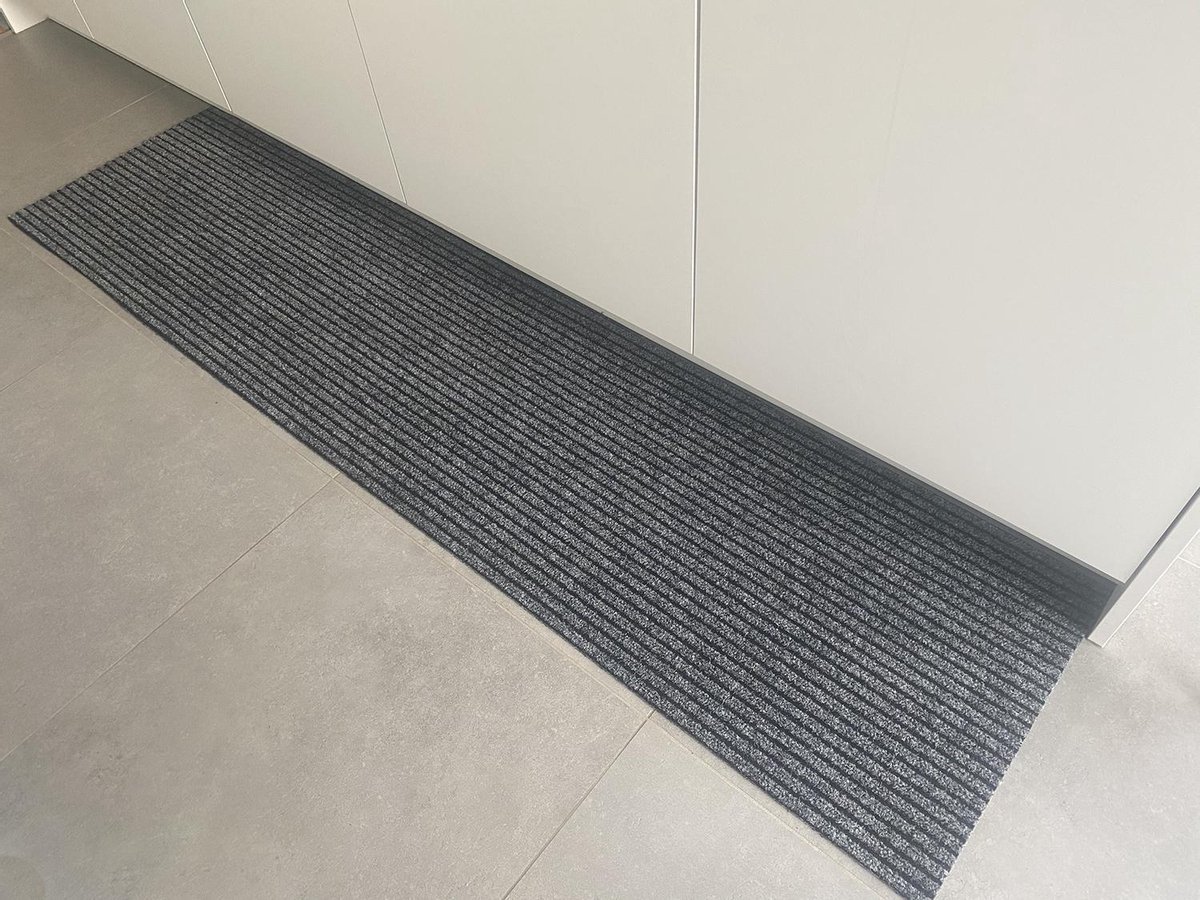 JYG Vloerkleed - multifunctionele loper STRIPE 50x1400 - Grijs