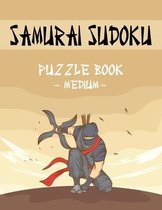 Samurai Sudoku Puzzle Book - Medium