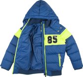 Rumbl! - Winterjas jongens - navy blue / neon yellow - maat 92/98