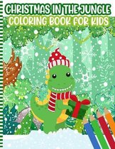 Christmas In The Jungle Coloring Book For Kids
