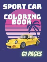 Sport Car Coloring Book
