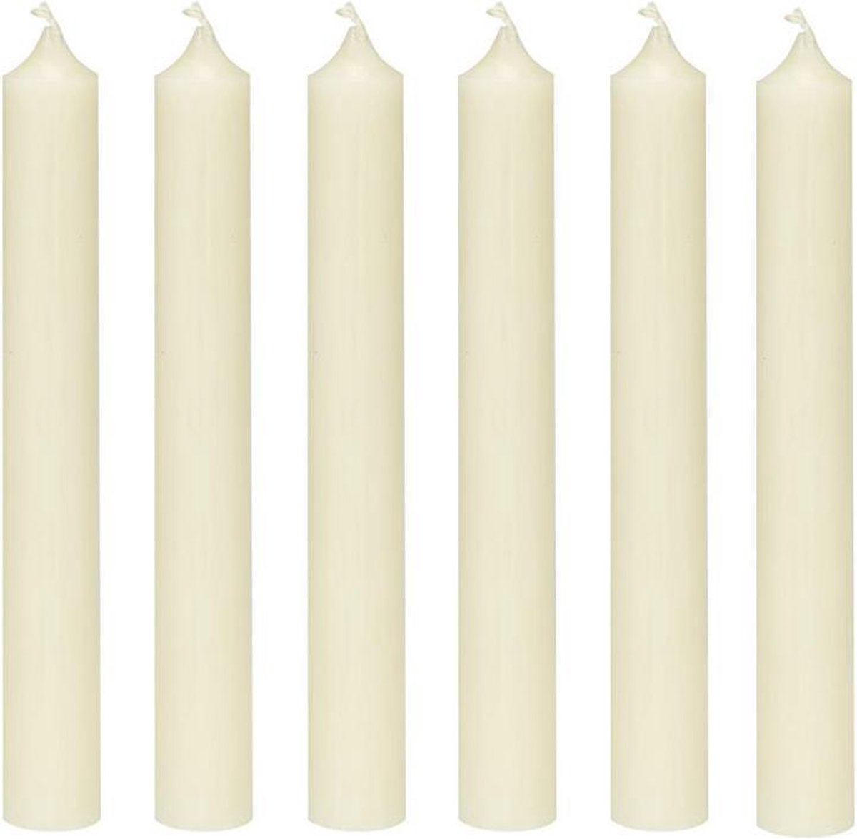 Dinerkaarsen- Champagekleur 19.5 cm -Branded BY- 18 stuks-druipen en walmen niet