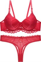 Rood Lingerie setje Adeen