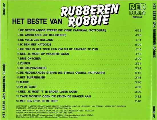 Algebraïsch Triviaal noot Beste Van, Rubberen Robbie | CD (album) | Muziek | bol.com