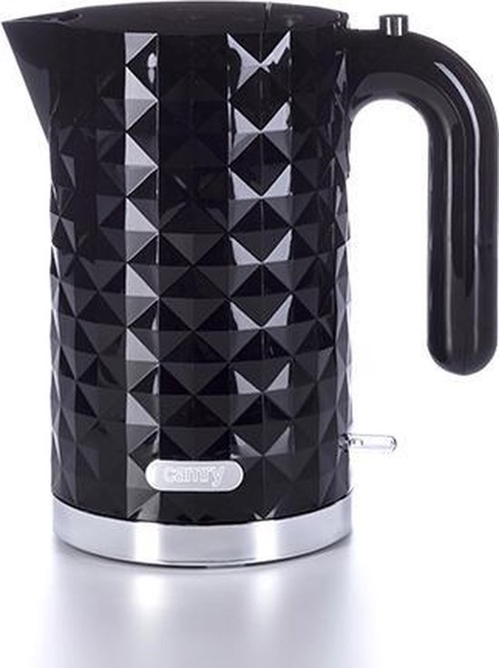 Top Choice - Moderne waterkoker - zwart diamant - 2200 watt - 1.7 liter