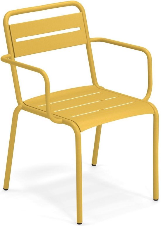 boog manager ontploffing Emu Star stoel met armleuning curry yellow | bol.com