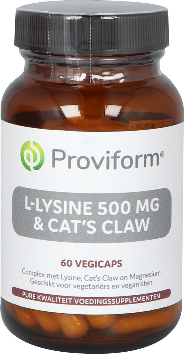 Goedkoopste Proviform L-Lysine 500 mg & Cat's claw - 60 vcaps