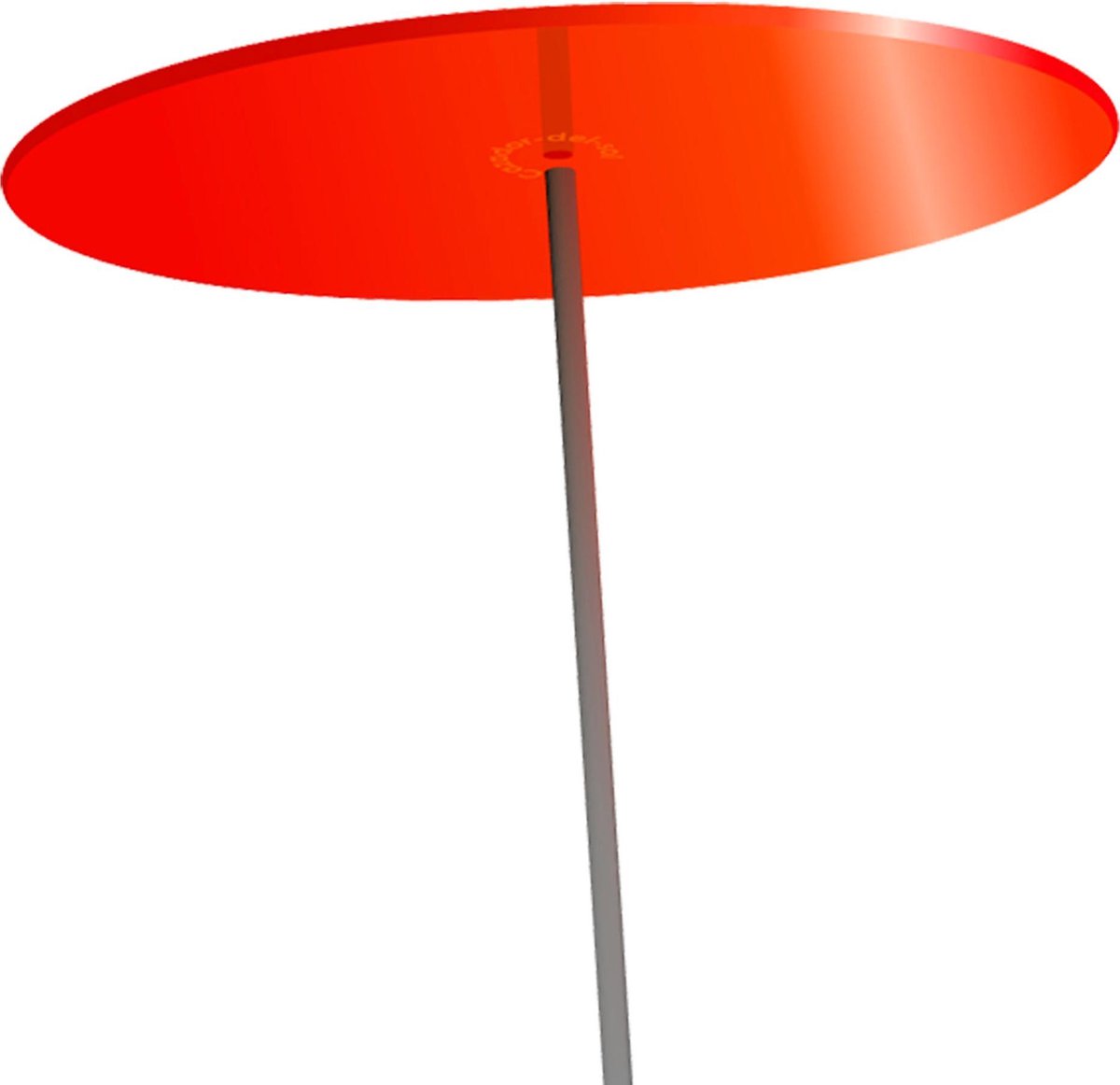 Zonnevangers Cazador Del Sol - tuin decoratie voor buiten - Rood Ø200mm x 175cm Set1