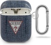 Guess AirPods 1 /2 case  - marine / donkerblauwe Jeans Collectie