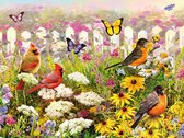 Vitamo™ Diamond Painting 50x40 cm - Compleet pakket - Vierkante steentjes - Volledige bedekking - Dieren - Bloemen en Planten - Vogels en vlinders