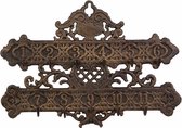 Sleutelrek - Klassieke halaccessoire Gietijzer - Genummerd sleutelrek Bruin