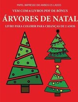 Livro para colorir para criancas de 2 anos (Arvores de Natal)