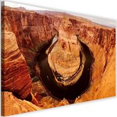 Schilderij Grand Canyon, 2 maten, oranje/bruin, Premium print