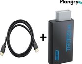 Verbeterde Premium Wii naar HDMI converter 1080P - 2020  / omvormer / adapter + HDMI kabel 1.5 meter - Mangry