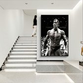 Arnold Zwarzenegger canvas l poster l muurdecoratie l muurposter l bodybuilding l inspiratie