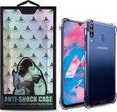 Backcover Anti-Shock TPU + PC - Telefoonhoesje - Hoesje  Samsung M30 - Transparant