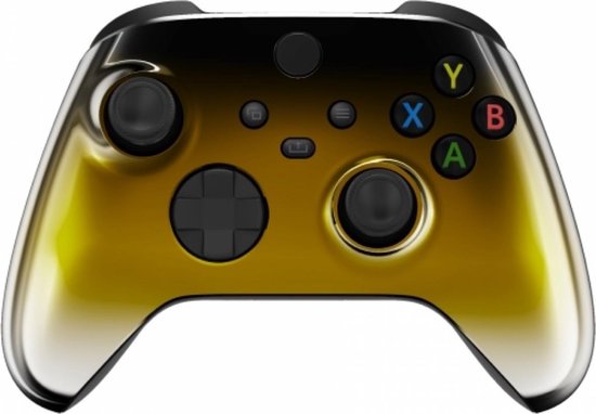 CS Draadloze Controller voor Xbox - Chrome Zwart Goud Zilver Custom -  Series X & S -... | bol.com