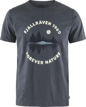 Fjallraven - Forest Mirror T-shirt M - NAVY - - Maat XL