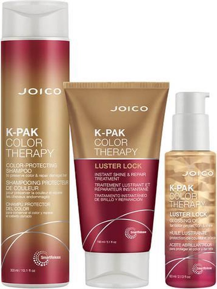 JOICO K-PAK Color Therapy Holiday Trio Shampooing + Mask + Glossing Oil |  bol.com