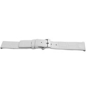 Horlogeband H520 Croco Wit 22x22 mm