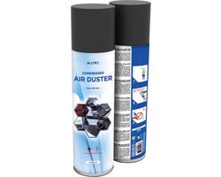 Perslucht - Spuitbus - Anti-stof spray - Luchtdruk spray - Compressed air - 600 ml - Allteq Image