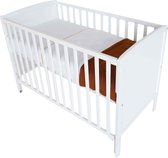 Prénatal Crib Bar - Flat Bar - Accessoires de vêtements pour bébé de chambre d'enfants - Wit