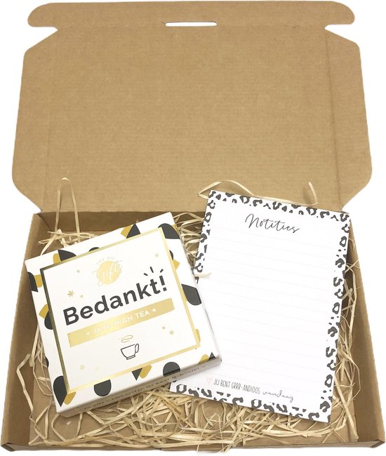 Brievenbus cadeau Bedankje voor jou - brievenbuspakket - Valentijn -  Borrelpakket -... | bol.com