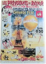 Koelkast magneet  Affiche   Eiffeltoren  Parijs