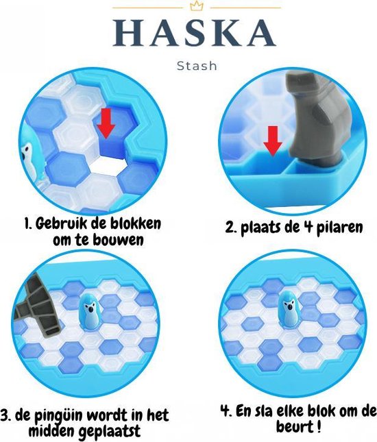 Fotolijst incl. Poster - Pinguïn - IJs - Winter - 60x40 cm