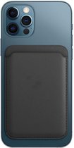Kaarthouder met MagSafe voor Iphone 12 - Zwart - Pasjeshouder - Wallet - Geschikt voor Iphone 12 Mini / Pro / Pro Max - Magsafe Kaarthouder