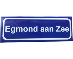 Zeeuws Meisje - Koelkast Magneet - plaatsnaambord Egmond aan Zee