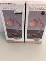 decoratieve roze kinder nachtlamp - set van 2 stuks