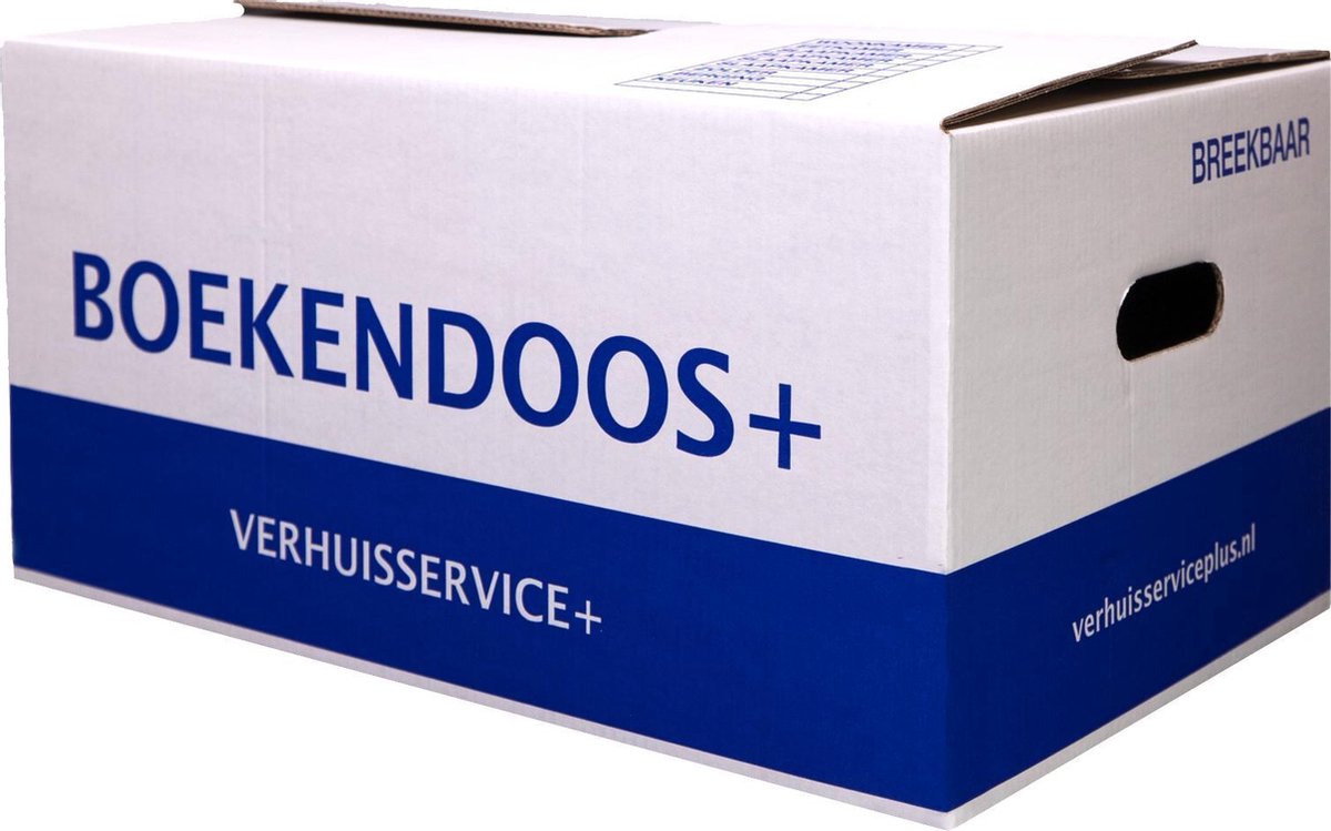 Boekendozen - 10 stuks - 37 Liter - KlikKlak Verhuisdoos - Zelfsluitend - Dubbel golf karton - Extra