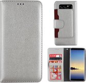 Wallet Case voor Samsung Note 8 - BookCase Zilver