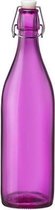 Giara Beugelfles - Melkfles - Waterfles - Limonadefles - Swing Fles - Fuchsia - 1 liter