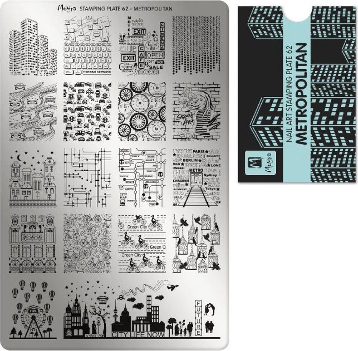 Goedkoopste Moyra Stamping Plate 62 Metropolitan
