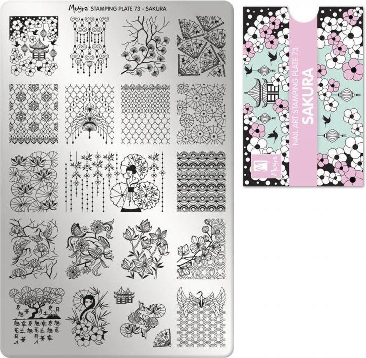 Goedkoopste Moyra Stamping Plate 73 Sakura