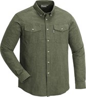Loui Melange Shirt - Groen Melange (5530)