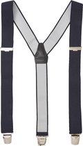 Bretels Navy blauw - Met extra stevige, sterke en brede klem